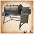Powder mixer with rotating tank is for mixing different types of powder